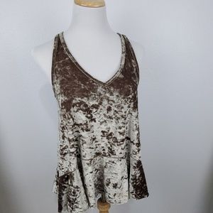 Libby Story Tank Top Olive Green Size M